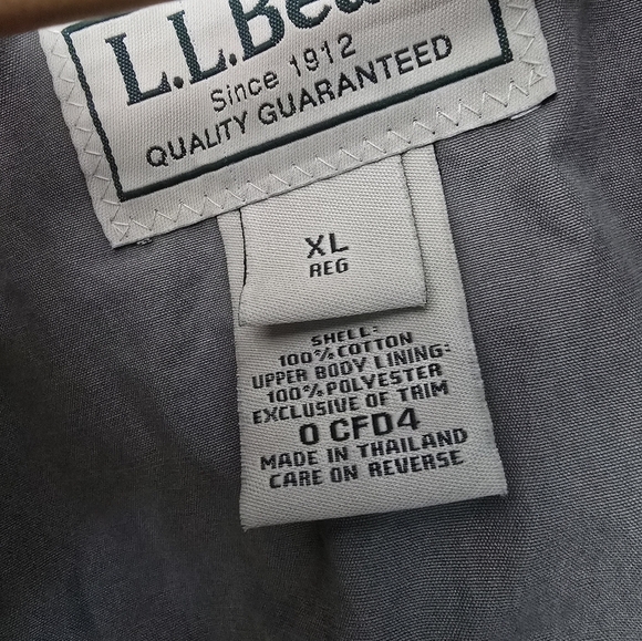 LL Bean Supernatural Dean Winchester Jacket Men XL Grey Field Pilot - Picture 4 of 16